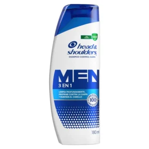 SHAMPOO HEAD-SHOULDERS MEN CONTROL CASPA 3 EN 1 - FCO x 180 ML