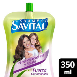 SHAMPOO SAVITAL MULTIVITAMINAS Y SABILA - BOLSA DOYPACK x 350 ML
