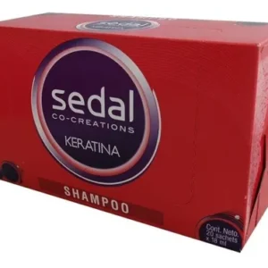 SHAMPOO SEDAL KERATINA CON ANTIOXIDANTE - CAJA x 20 SACHETS x 18 ML C/U