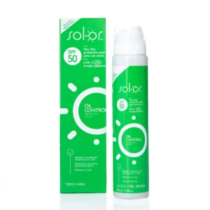 SOLOR OIL CONTROL 50 SPF  UVB + UVA - FCO x 130 ML