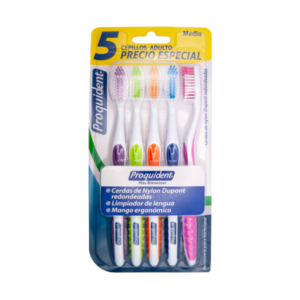 SONRIDENT CEPILLO DENTAL ADULTO 490 PROQUIDENT - BLISTER x 5 UND