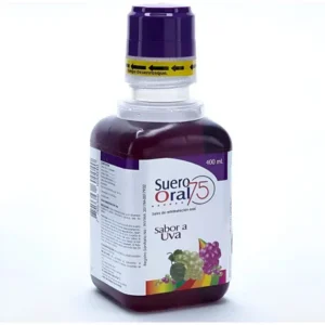SUERO ORAL 75 SLN ORAL - BOTELLA x 400 ML - SABOR A UVA