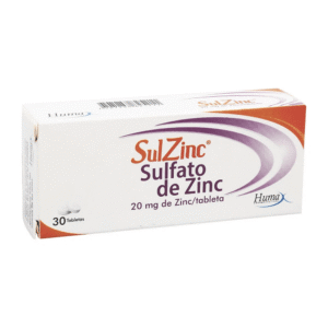 SULZINC 20 MG x 30 TAB