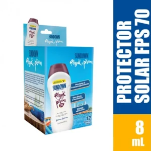 SUNDOWN BLOQUEADOR SPF 60 - CAJA x 12 SACHETS x 8 ML C/U