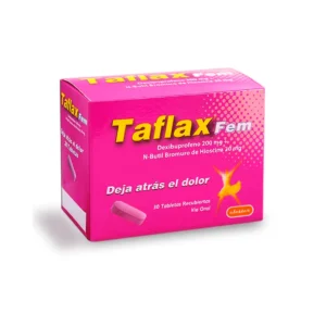 TAFLAX FEM 200 MG + 20 MG - CAJA x 30 TAB