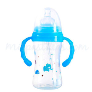 TETERO CON MANIJAS Y VALVULA ANTIREFLUJO 8 ONZAS x UND