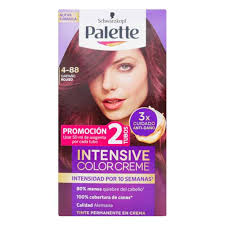 TINTE PALETTE COLOR KIT 4-88 CASTANO ROJIZO