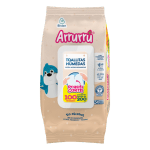 TOALLITAS HUMEDAS EXTRA ACOLCHADITAS AVENA & KARITE - PAQUETE x 100 UNID