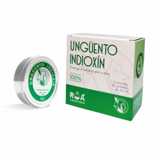 UNGUENTO INDIOXIN DERMOPROTEC. PARA PIEL & UÑAS - CAJA x 12 POTES x 10 GR C/U
