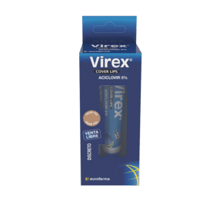 VIREX COVER LIPS 5% - TUBO x 10 GR COLOR PIEL