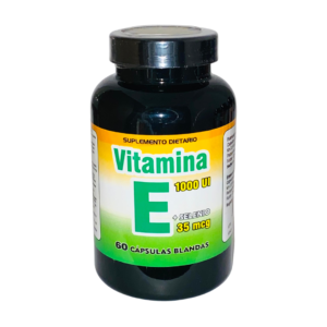 VITAMINA E 1000 UI + SELENIO 35 MCG - FCO x 60 CAPS