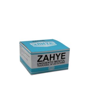 ZAHYE MENTOL UNGUENTO TOP. - CAJA x 12 LATAS x 5 GR C/U