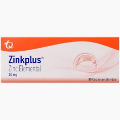 ZINKPLUS 20 MG - CAJA x 30 CAPS BLANDAS