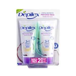 CREMA DEPILATORIA DEPILEX PIEL EXTRASECA - TUBO x 100 GR (2*1) COCO