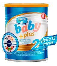 ALPINA BABY + PLUS ETAPA 2 - LATA x 400 GR (6-12 MESES)