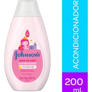 ACONDICIONADOR J&J GOTAS DE BRILLO - FCO x 200 ML