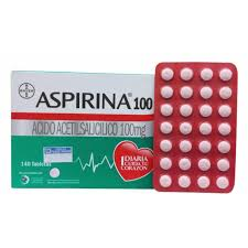 ASPIRINA NIÑOS 100 MG - CAJA x 100 TAB (PAG 5 LLEV 6)