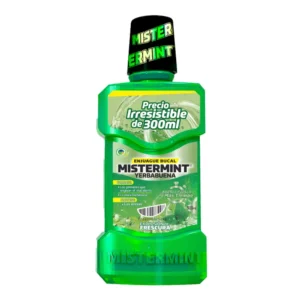 ENJUAGE BUCAL MISTERMINT YERBABUENA - PAGUE 360 ML - LLEVE 500 ML