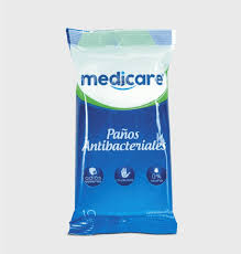 PAÑITOS ANTIBACTERIAL MEDICURE PARA MANOS x 10 UND